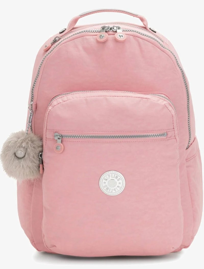 كيبلينغ حقيبة ظهر سول لاب كبيرة مع جيب لاب توب - روز برايدل - Image 1